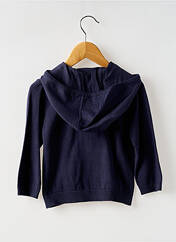 Gilet manches longues bleu COUDEMAIL pour garçon seconde vue