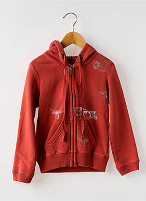 Veste casual orange CKS pour fille