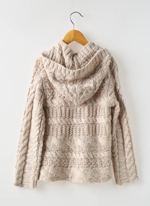 Gilet manches longues beige MAYORAL pour fille