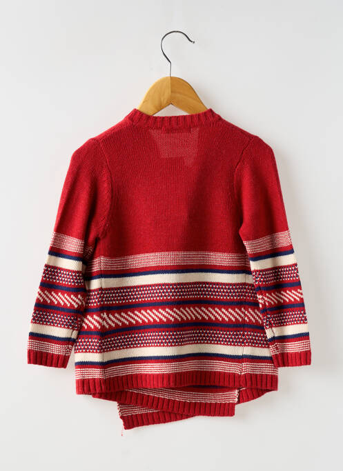 Gilet manches longues rouge MAYORAL pour fille