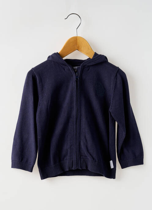 Gilet manches longues bleu COUDEMAIL pour garçon