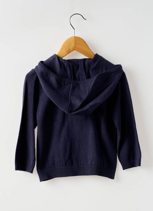 Gilet manches longues bleu COUDEMAIL pour garçon