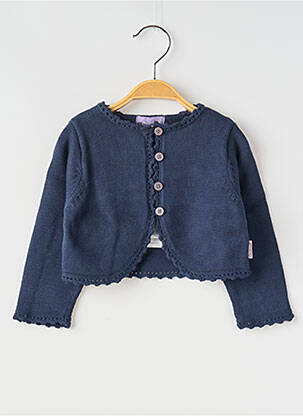 Boléro coupe droite bleu COUDEMAIL fille