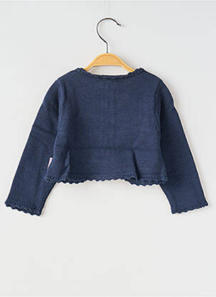 Boléro coupe droite bleu COUDEMAIL fille