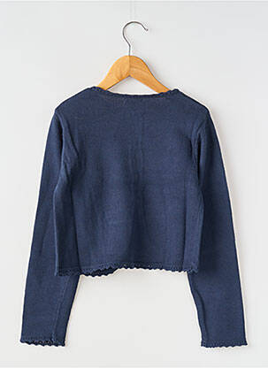 Boléro coupe droite bleu COUDEMAIL fille
