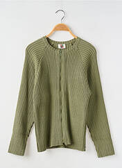 Gilet manches longues vert KDM pour enfant seconde vue