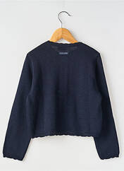 Gilet manches longues bleu COUDEMAIL pour fille seconde vue