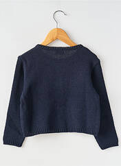 Gilet manches longues bleu COUDEMAIL pour fille seconde vue