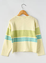 Gilet manches longues vert BERLINGOT pour fille seconde vue