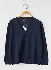 Gilet manches longues bleu COUDEMAIL pour garçon seconde vue