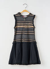 Robe mi-longue noir POMME FRAMBOISE pour fille seconde vue