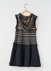 Robe mi-longue noir POMME FRAMBOISE pour fille seconde vue