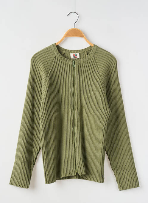 Gilet manches longues vert KDM pour enfant