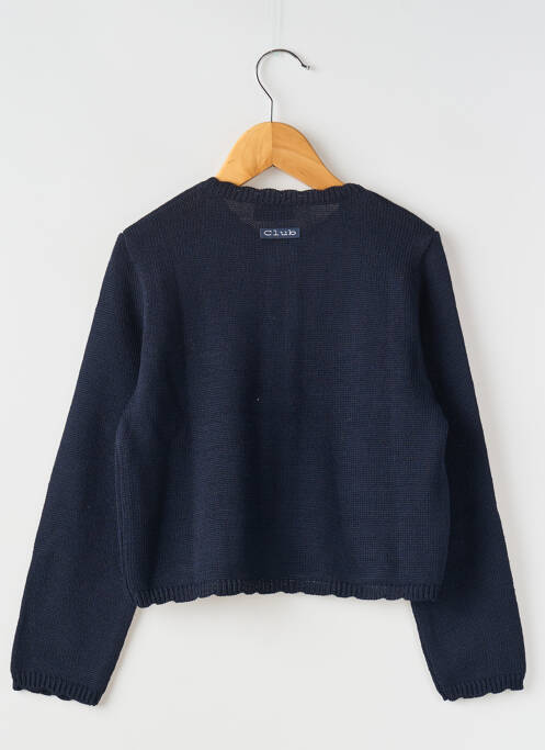 Gilet manches longues bleu COUDEMAIL pour fille