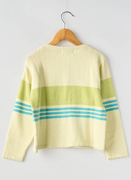 Gilet manches longues vert BERLINGOT pour fille