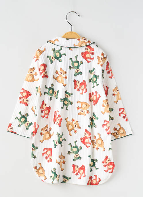 Chemise de nuit blanc COUDEMAIL pour fille