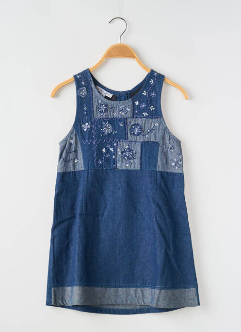 Robe mi-longue bleu PETIT JAC pour fille