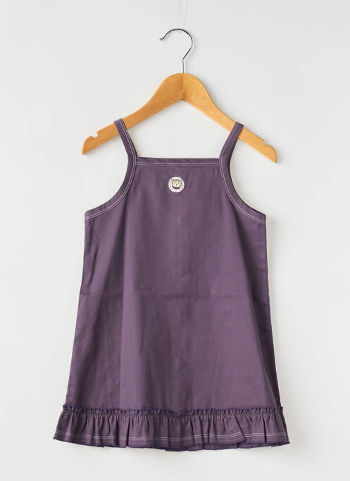 Robe mi-longue violet ELLE EST OU LA MER pour fille