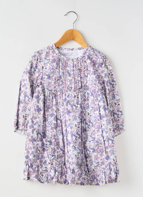 Robe mi-longue violet MAYORAL pour fille