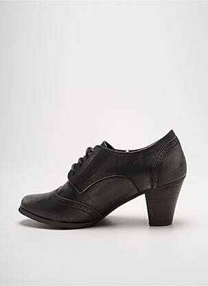 Bottines/boots matière lisse talon de 7 à 9cm gris LAURA VITA femme