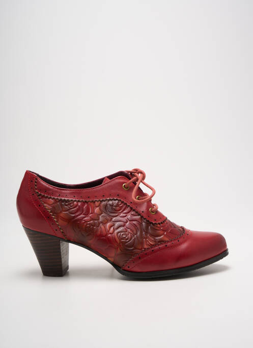 Derbies rouge LAURA VITA pour femme