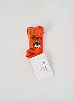Chaussettes stretch orange LAPIN BLEU garçon