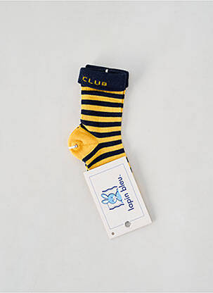 Chaussettes stretch jaune LAPIN BLEU garçon