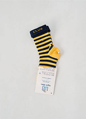 Chaussettes stretch jaune LAPIN BLEU garçon