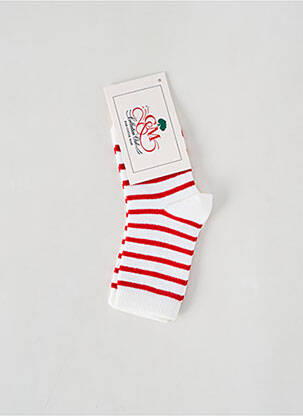 Chaussettes stretch rouge COUDEMAIL enfant