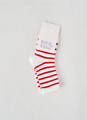 Chaussettes stretch rouge COUDEMAIL enfant
