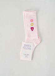 Chaussettes rose LAPIN BLEU pour fille seconde vue
