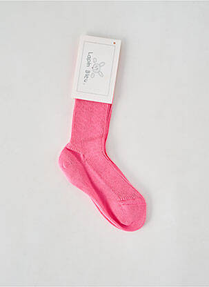 Chaussettes rose LAPIN BLEU pour fille