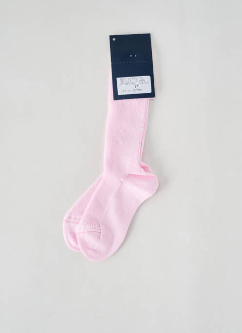 Chaussettes rose COUDEMAIL pour fille