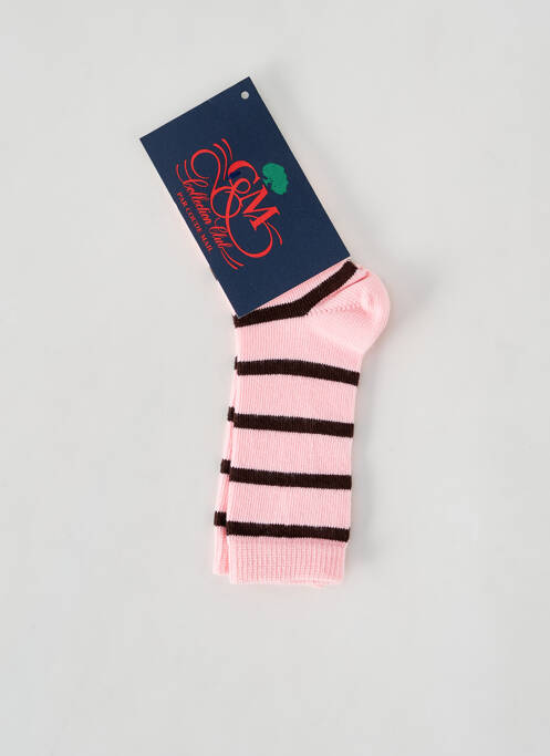 Chaussettes rose COUDEMAIL pour fille