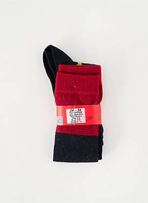 Chaussettes imprimé fantaisie noir BERTHE AUX GRANDS PIEDS enfant