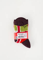 Chaussettes vert BERTHE AUX GRANDS PIEDS pour enfant seconde vue