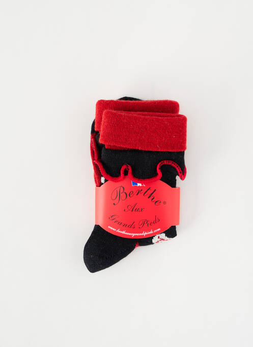 Chaussettes noir BERTHE AUX GRANDS PIEDS pour enfant