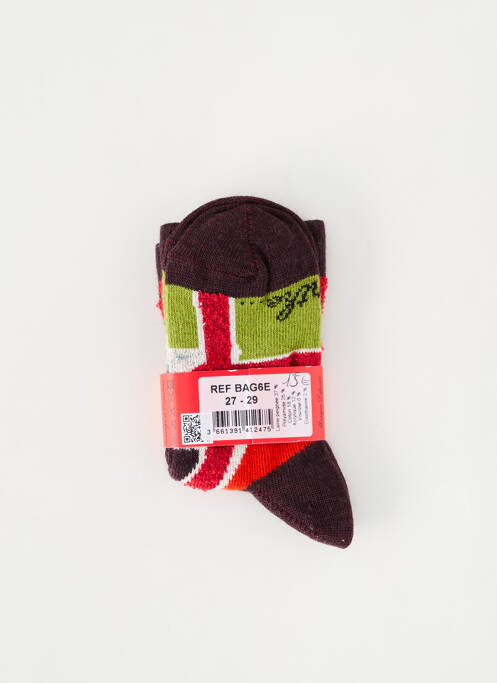 Chaussettes vert BERTHE AUX GRANDS PIEDS pour enfant