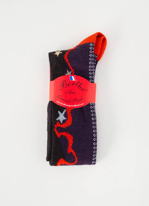 Chaussettes violet BERTHE AUX GRANDS PIEDS pour enfant