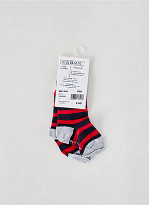 Chaussettes stretch rouge ELLE EST OU LA MER garçon