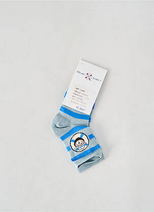 Chaussettes stretch bleu ELLE EST OU LA MER garcon