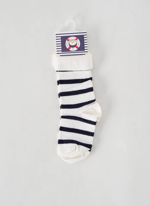 Chaussettes blanc ELLE EST OU LA MER pour enfant