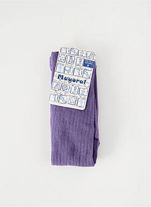 Collants stretch violet MAYORAL fille