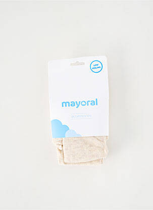 Collants stretch beige MAYORAL fille
