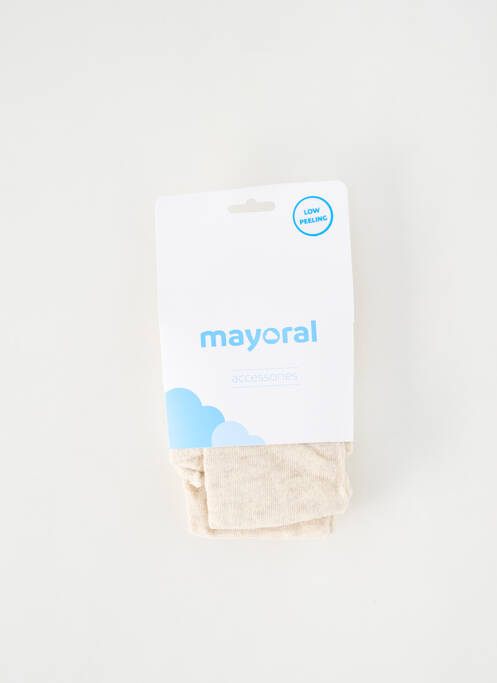 Collants beige MAYORAL pour fille