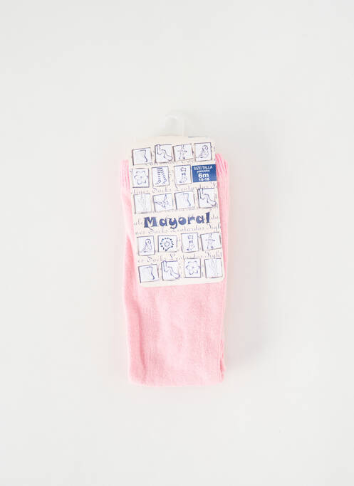Collants rose MAYORAL pour fille
