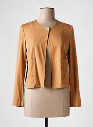 Gilet manches longues fermeture boutonnée sur le devant marron SURKANA femme