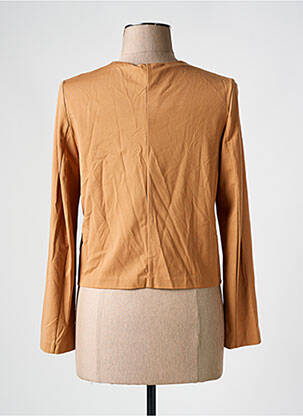 Gilet manches longues fermeture boutonnée sur le devant marron SURKANA femme