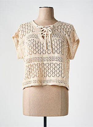 Top manches courtes manches courtes beige TIFFOSI femme