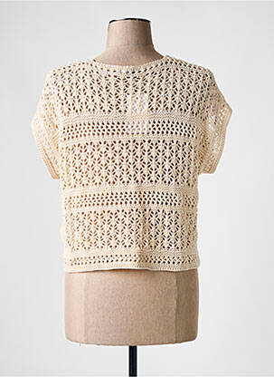 Top manches courtes manches courtes beige TIFFOSI femme